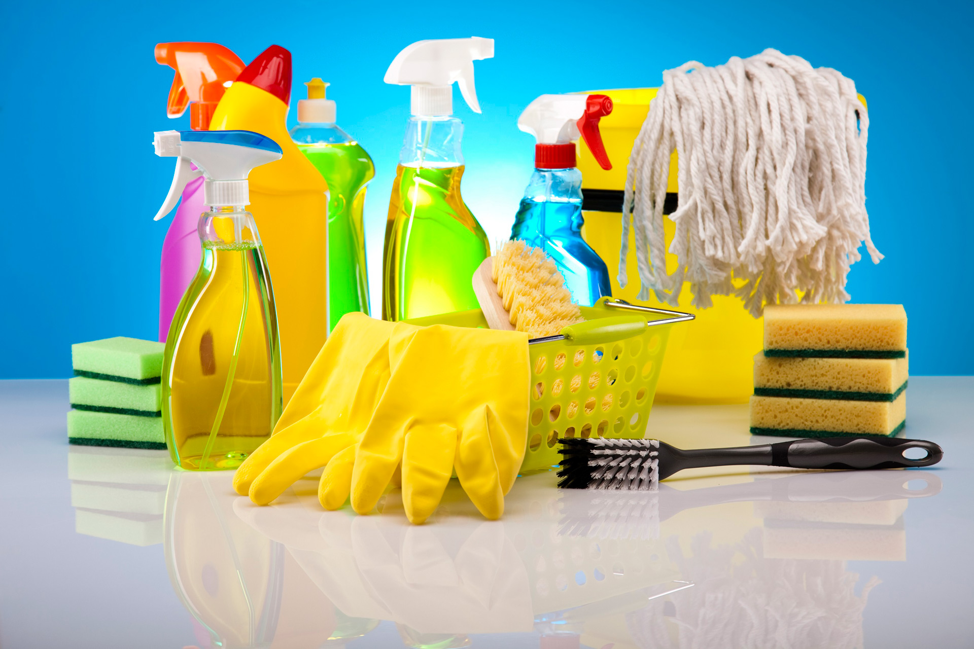 cleaning products affects lungs